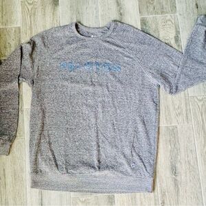 Peloton Gray Crewneck Sweater Casual Knit
